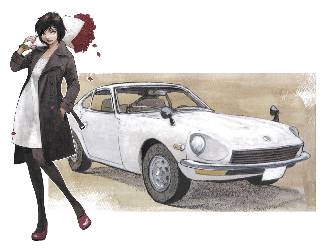 Amazon | ハセガワ 1/24 旧車GIRLSシリーズ ダットサン240Z w